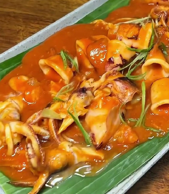 Cumi saus padang
