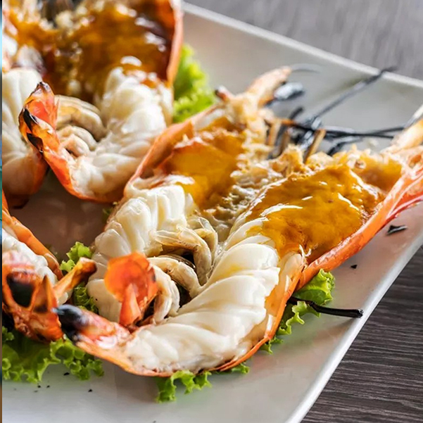 Udang galah bakar
